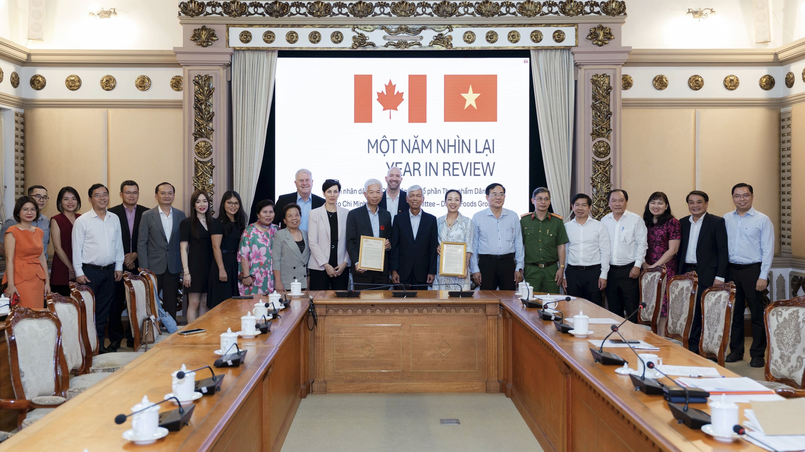Ho Chi Minh City People’s Committee Thanks Dan On Foods Corporation