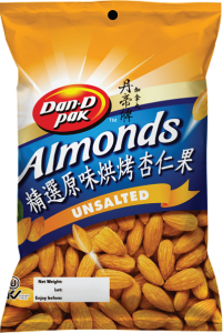 Almonds Unsalted 160g