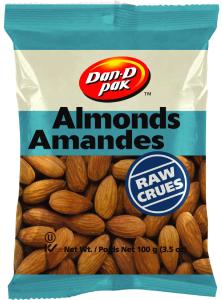 Almonds Raw 100g