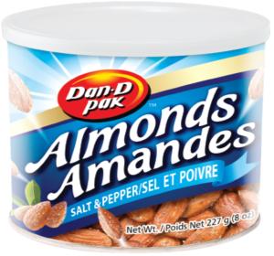 Almonds Salt & Pepper 227g