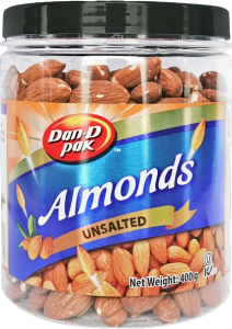Almonds Unsalted 400g (14.1 oz)