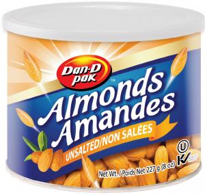Almonds Unsalted 227g