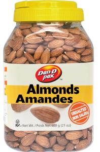 Almonds Unsalted 600g