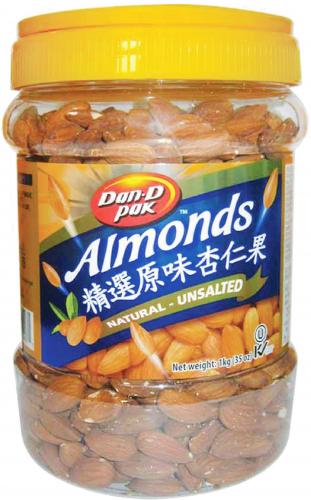 Almonds Unsalted 1kg