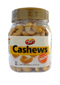 Cashews Unsalted 215g