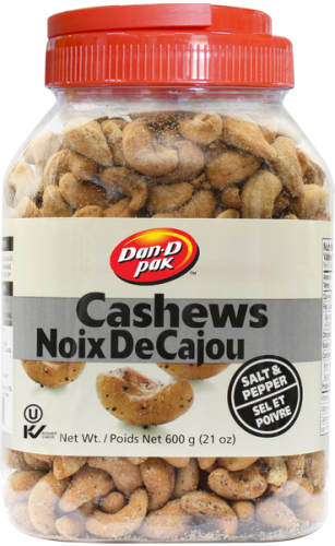 Cashews Salt & Pepper 600g