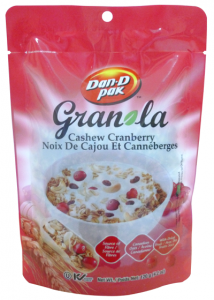 Granola Cashews Cranberry 120g