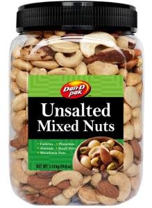 Unsalted Mixed Nut 1.13kg (40 oz)