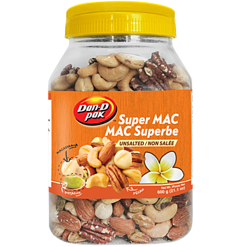 Super Mac Mix Unsalted 600g