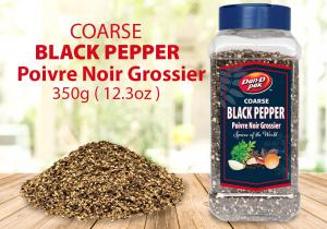 Coarse Black Pepper 350g