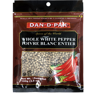 Whole White Pepper 100g