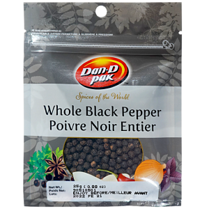 Whole Black Pepper 25g