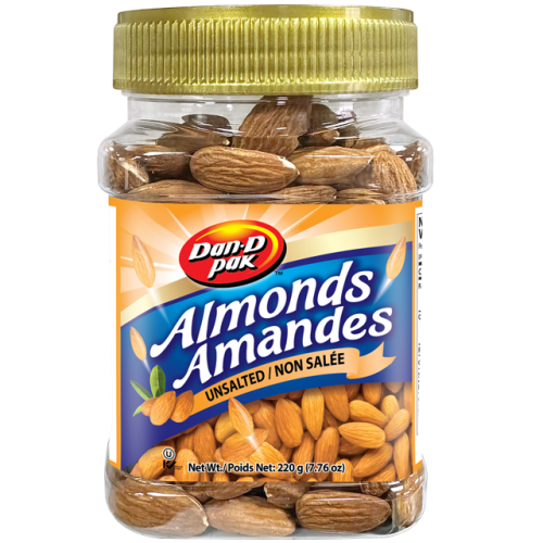 Almonds Unsalted 220g (7.76 oz)