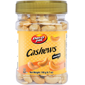 Cashews Unsalted 190g (6.7 oz)