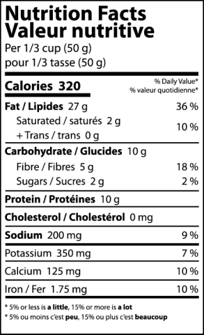 Nutrition info